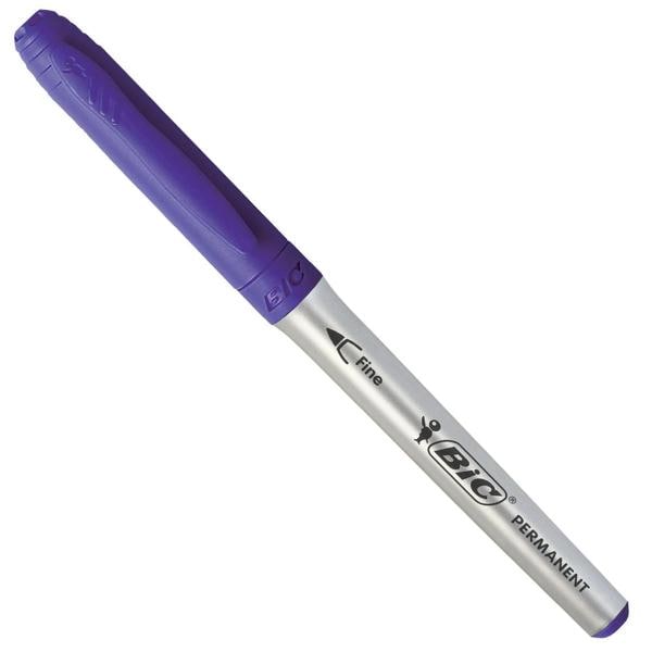 Pincel Marcador Permanente BIC Intensity, Com Grip, Traço 1,1mm, Cor Roxo, 971161 - PT 1 UN