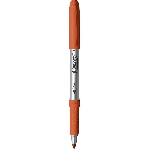 Pincel Marcador Permanente BIC Intensity, Com Grip, Traço 1,1mm, Cor Laranja, 971160 - PT 1 UN