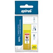 Refil marcador de texto 5,5ml amarelo Spiral PT 1 UN