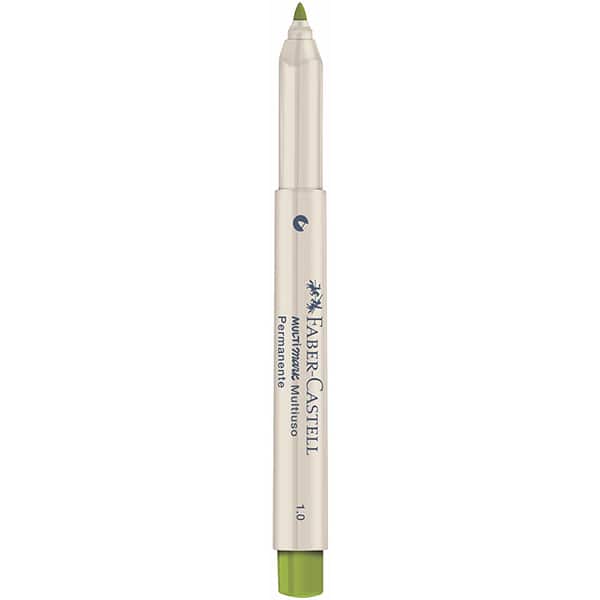 Pincel marcador permanente Multimark, 1.0mm, Verde, MM/10VD778, Faber-Castell - 1 UN