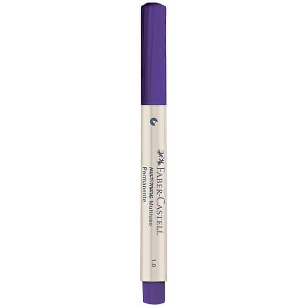 Pincel marcador permanente Multimark, 1.0mm, Roxo, MM/10RX705, Faber-Castell - 1 UN