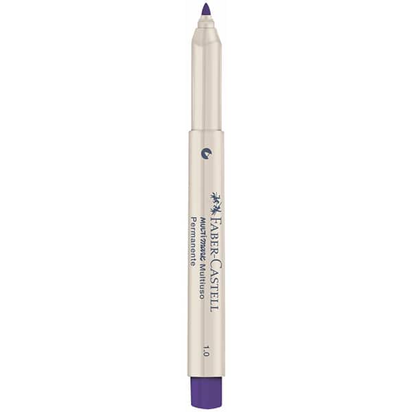 Pincel marcador permanente Multimark, 1.0mm, Roxo, MM/10RX705, Faber-Castell - 1 UN