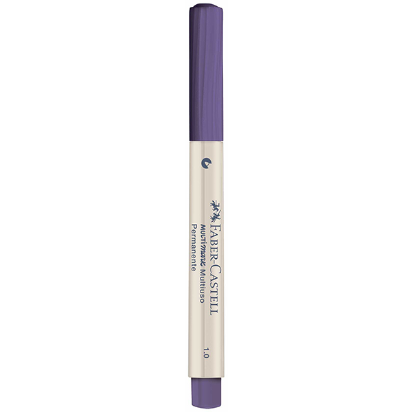 Caneta Marcador Permanente Multimark, à base de álcool, 1.0mm, Violeta, MM/10VL771, Faber-Castell 1 UN Caneta Marcador Permanente Multimark, à base de álcool, 1.0mm, Violeta, MM/10VL771, Faber-Castell 1 UN
