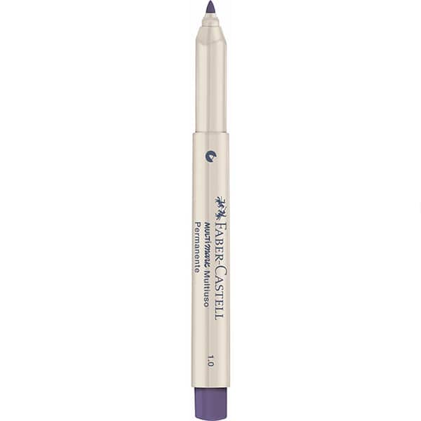Pincel marcador permanente Multimark, 1.0mm, Violeta, MM/10VL771, Faber-Castell - 1 UN