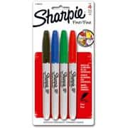 Pincel marcador permanente ponta fina sort. 30174PP Sharpie BT 4 UN