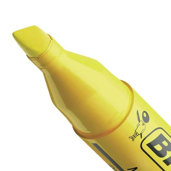 Marca Texto Amarelo Fluorescente Ponta Chanfrada 904396 BIC CX 12 UN