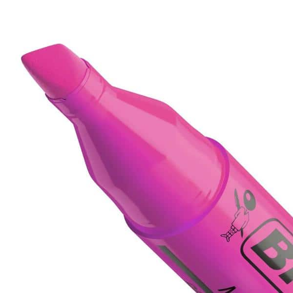 Marca Texto Rosa Fluorescente Ponta Chanfrada 1.5 904199 BIC BT 1 UN