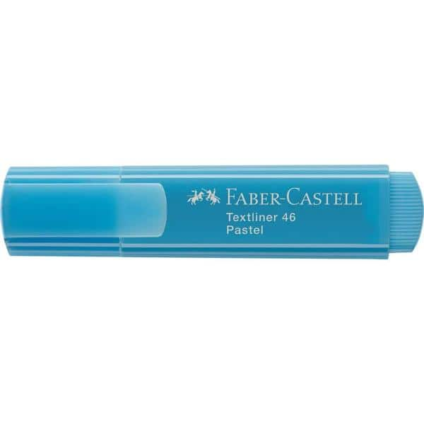 Pincel marca texto pastel, Azul, Faber-Castell - 1 UN