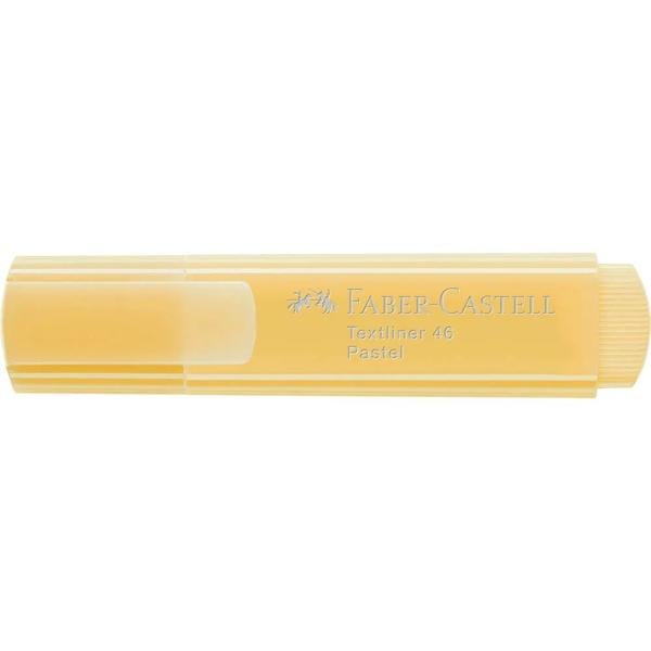 Pincel marca texto pastel, Amarelo, Faber-Castell - 1 UN