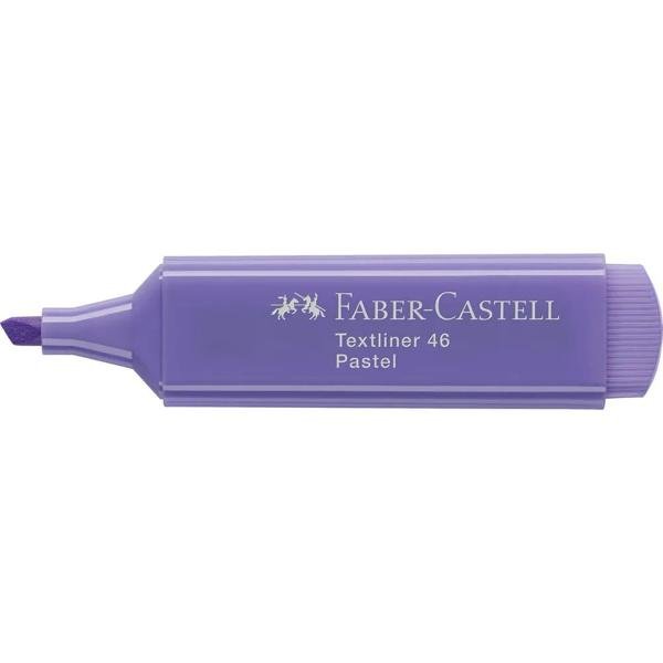 Pincel marca texto pastel, Roxo, Faber-Castell - 1 UN