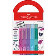 Marca Texto Grifpen com Cheirinho, estojo com 5 cores, Faber-Castell - ET 5 UN Marca Texto Grifpen com Cheirinho, estojo com 5 cores, Faber-Castell - ET 5 UN
