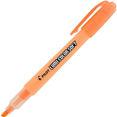 Pincel marca texto lumi-color pastel 6 cores Pilot BT 1 UN