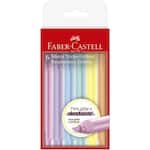 Marca Texto Grifpen Pastel 6 Cores Faber-Castell BT 6 UN