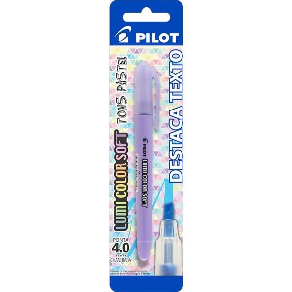 Pincel marca texto lumi soft violeta pastel 1482005SM024V Pilot BT 1 UN