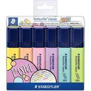 Pincel marca texto Textsurfer c/ 6 364 CWP6 Staedtler BT 1 UN