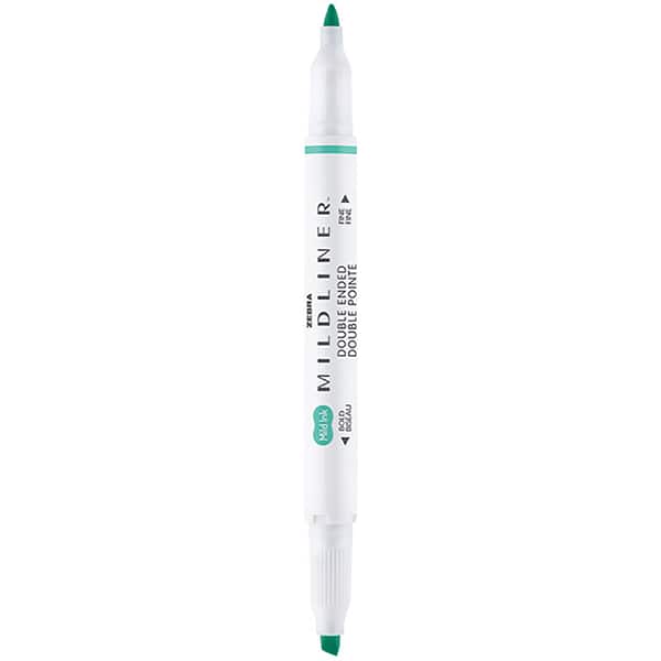 Pincel marca texto Mildliner, Ponta dupla, Azul esverdeado, 23.028, Zebra - BT 1 UN Pincel marca texto Mildliner, Ponta dupla, Azul esverdeado, 23.028, Zebra - BT 1 UN