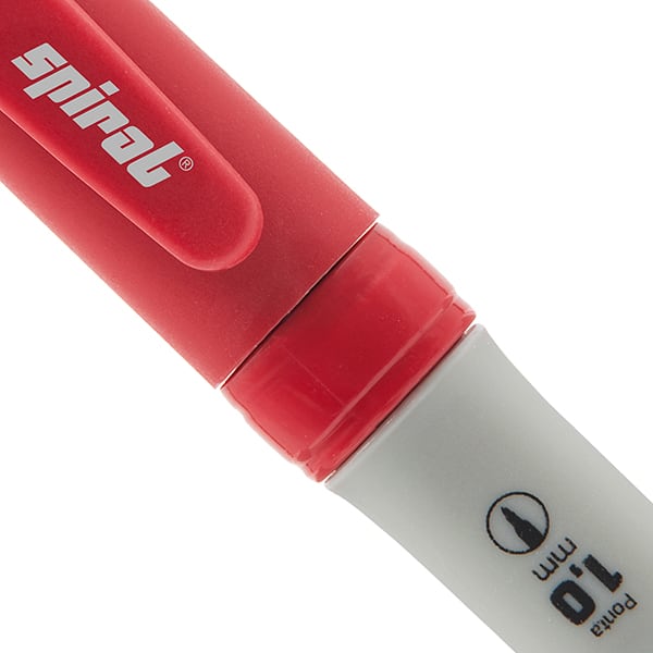 Pincel marcador permanente 1,0mm, Vermelho, Spiral - 1 UN Pincel marcador permanente 1,0mm, Vermelho, Spiral - 1 UN