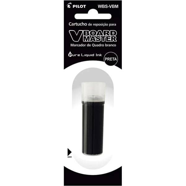 Reabastecedor para pincel de quadro branco, Preto, 5,5ml, Pilot - PT 1 UN