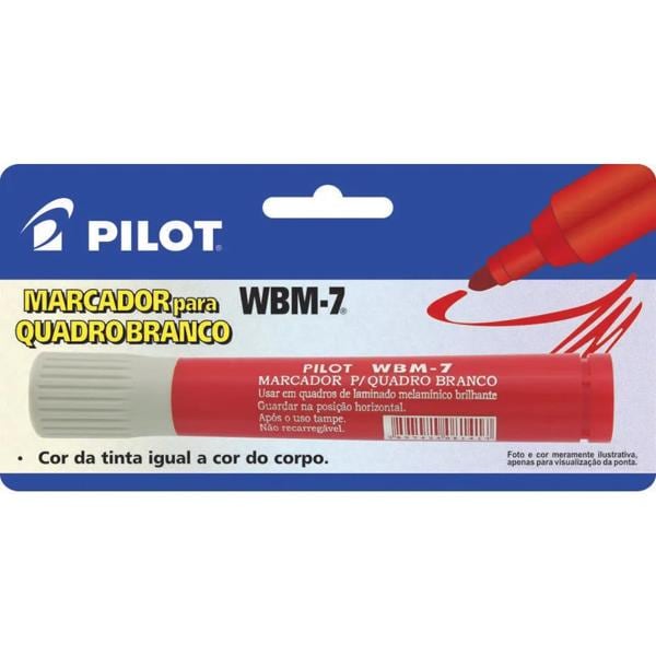 Pincel quadro branco WBM-7, Vermelho, M024VM, Pilot - BT 1 UN