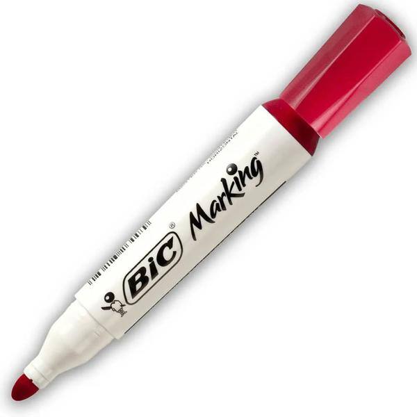 Pincel quadro branco 2,0mm vermelho 904402 Bic PT 12 UN