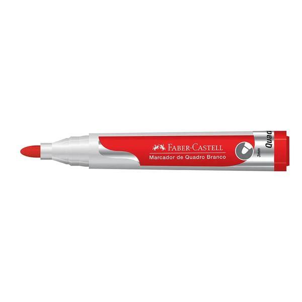 Pincel quadro branco, Vermelho, Faber-Castell - PT 12 UN