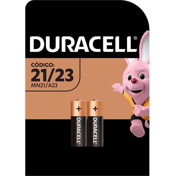 Pilha mini alcalina Duracell MN21 / A23 12v - BT 2 UN