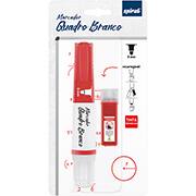 Pincel Marcador para quadro branco recarregável, Ponta de 3,0mm, Vermelho, G206, Spiral - PT 1 UN Pincel Marcador para quadro branco recarregável, Ponta de 3,0mm, Vermelho, G206, Spiral - PT 1 UN
