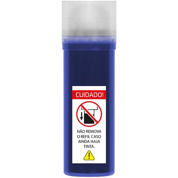 Refil de tinta para pincel quadro branco, 3,0mm, Azul, G206T, Spiral - PT 1 UN