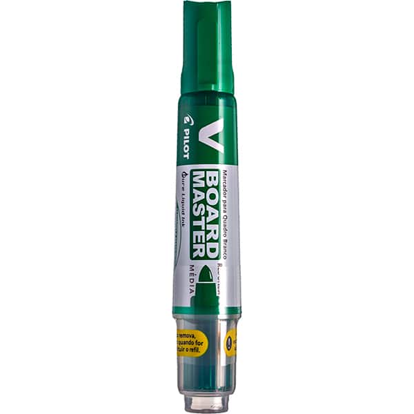 Pincel para quadro branco recarregável, Verde, Ponta de 2,3mm, Pilot - BT 1 UN