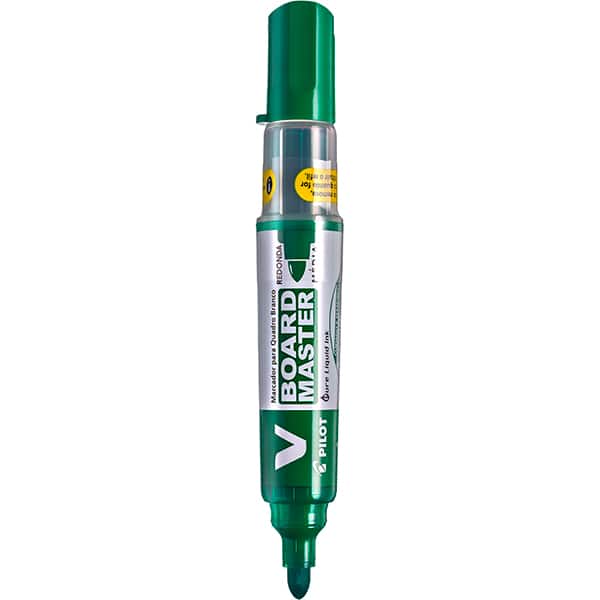 Pincel para quadro branco recarregável, Verde, Ponta de 2,3mm, Pilot - BT 1 UN