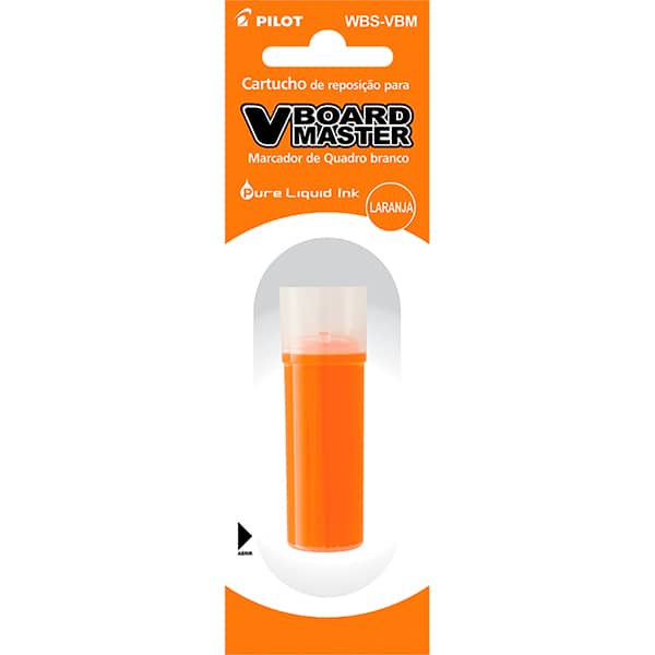 Refil para marcador de quadro branco, 5,5ml, Laranja, Pilot - PT 1 UN