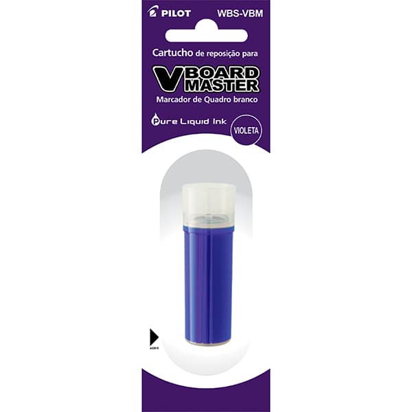 Refil para marcador de quadro branco, 5,5ml, Violeta, Pilot - PT 1 UN Refil para marcador de quadro branco, 5,5ml, Violeta, Pilot - PT 1 UN