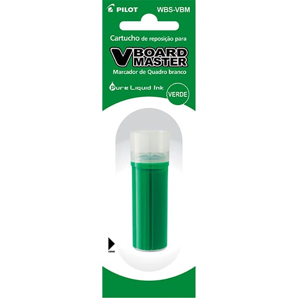 Refil para marcador de quadro branco, 5,5ml, Verde, Pilot - PT 1 UN Refil para marcador de quadro branco, 5,5ml, Verde, Pilot - PT 1 UN