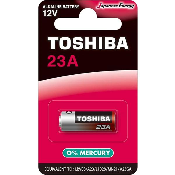 Pilha alcalina 23A, 12v, 75265, Toshiba - BT 1 UN