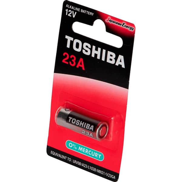 Pilha alcalina 23A, 12v, 75265, Toshiba - BT 1 UN Pilha alcalina 23A, 12v, 75265, Toshiba - BT 1 UN