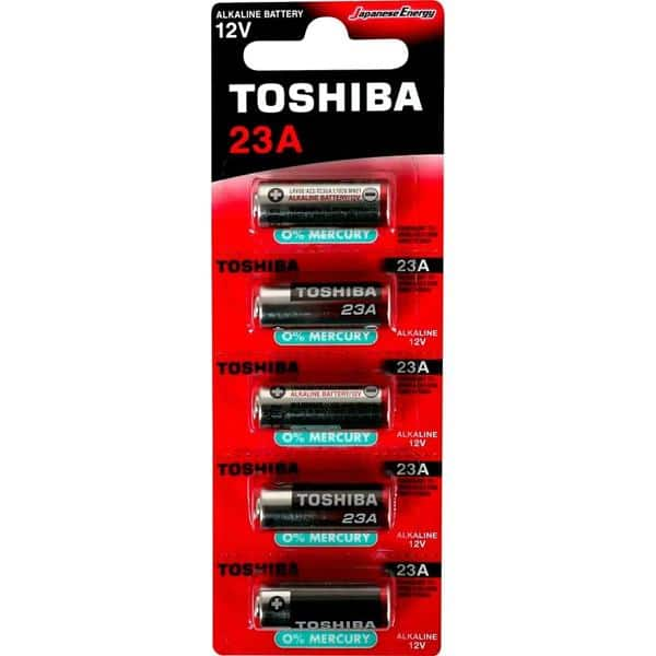 Pilha alcalina 23A 12v, 72458, Toshiba - BT 5 UN