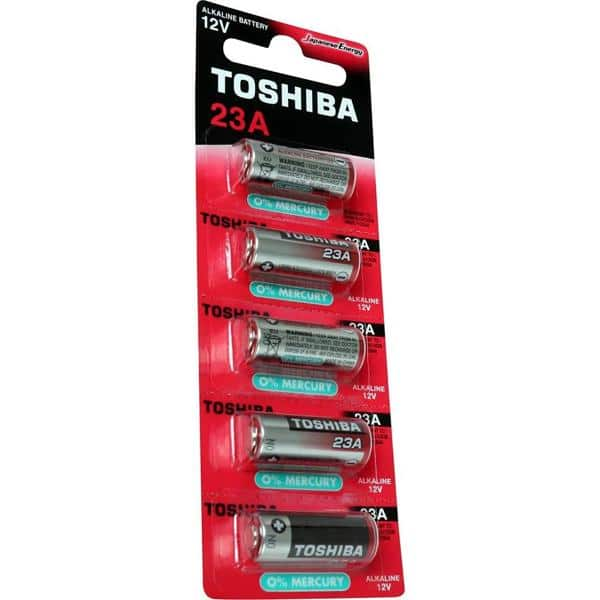 Pilha alcalina 23A 12v, 72458, Toshiba - BT 5 UN