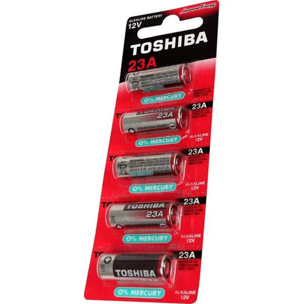 Pilha alcalina 23A 12v, 72458, Toshiba - BT 5 UN