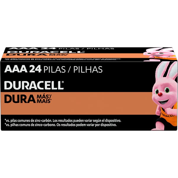 Pilha Alcalina Duracell Palito AAA - CX 24 UN
