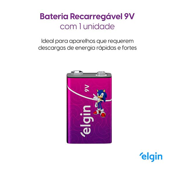 Bateria recarregável 9v 82215 Rayovac BT 1 UN