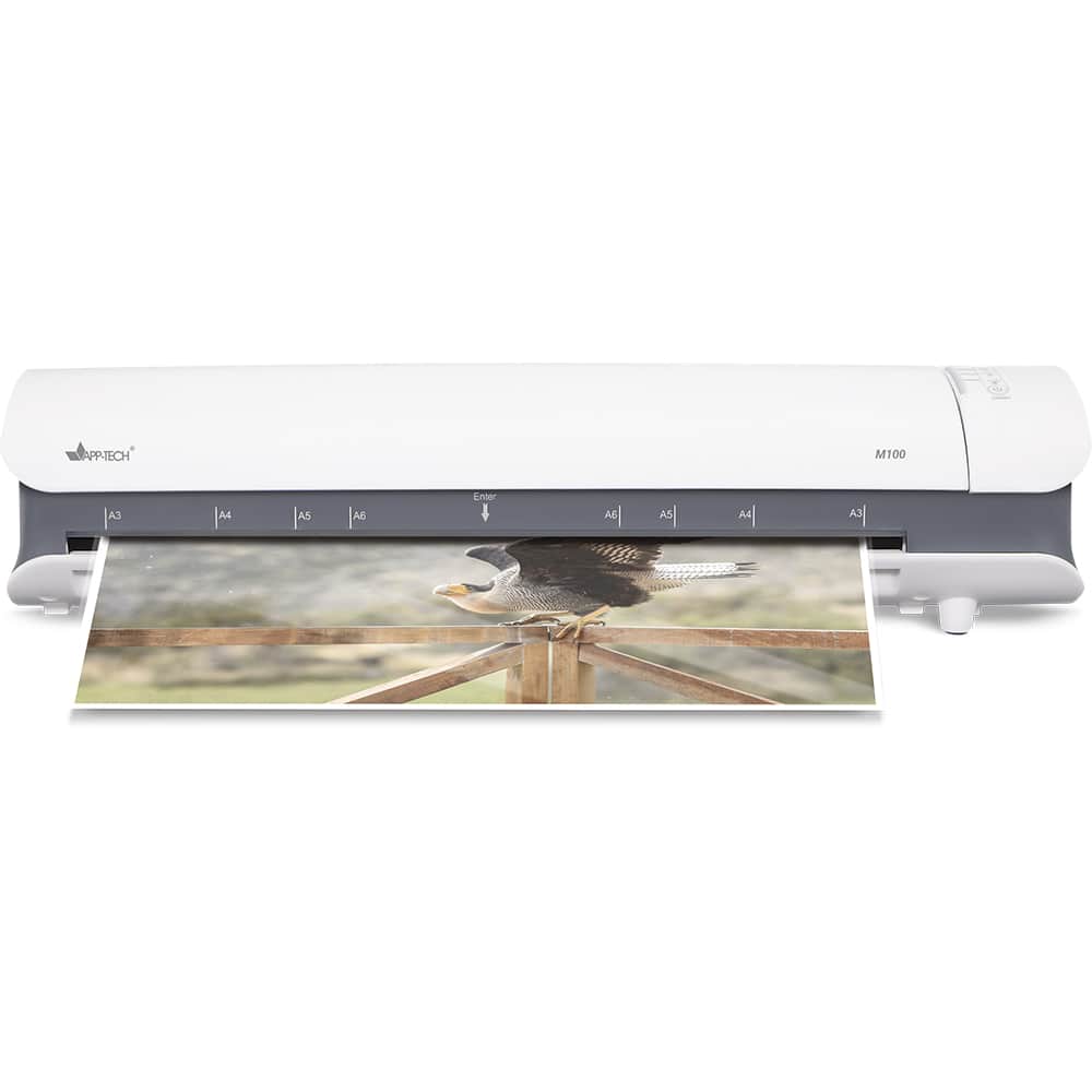 Plastificadora e Refiladora 5 em 1, A3, 220v, M100, App-Tech - CX 1 UN Plastificadora e Refiladora 5 em 1, A3, 220v, M100, App-Tech - CX 1 UN