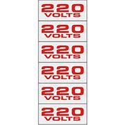 Placa p/sinaliz. 1,5X3,5 cm 220V 140AB Sinalize PT 1 UN Placa p/sinaliz. 1,5X3,5 cm 220V 140AB Sinalize PT 1 UN