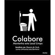 Placa p/sinaliz. 15x18cm - mantenha limpo BLK05 Sinalize PT 1 UN Placa p/sinaliz. 15x18cm - mantenha limpo BLK05 Sinalize PT 1 UN