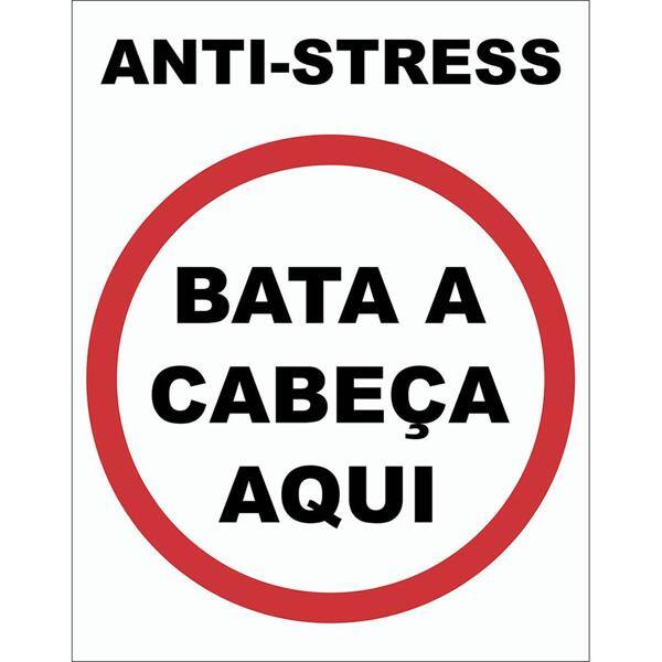 Placa decorativa Anti Stress 038 Legião Nerd BT 1 UN