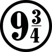 Placa decorativa 9 3/4 073 Legião Nerd BT 1 UN Placa decorativa 9 3/4 073 Legião Nerd BT 1 UN