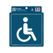 Placa para sinalizar 11,5x11,5 cadeirante PAL-01202 Plascony PT 1 UN Placa para sinalizar 11,5x11,5 cadeirante PAL-01202 Plascony PT 1 UN
