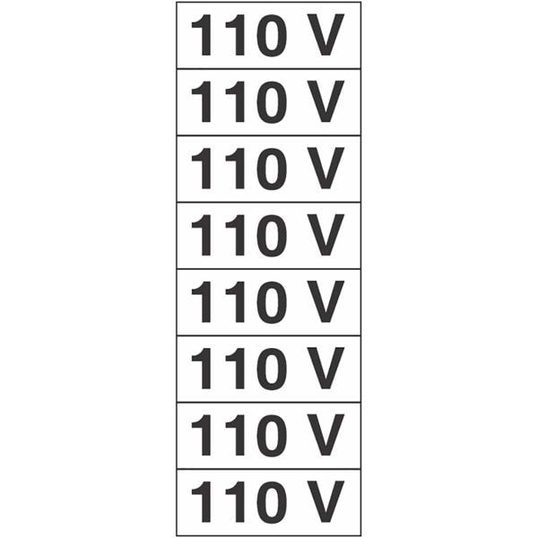 Placa para sinalização 110 volts, 240AA, Sinalize - CA 1 UN