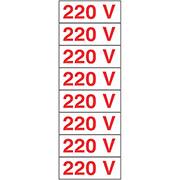 Placa para sinalização 220 volts, 240AB, Sinalize - CA 1 UN