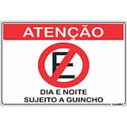 Placa de sinalização, Proibido estacionar, PAL-01273, Plascony - PT 1 UN Placa de sinalização, Proibido estacionar, PAL-01273, Plascony - PT 1 UN