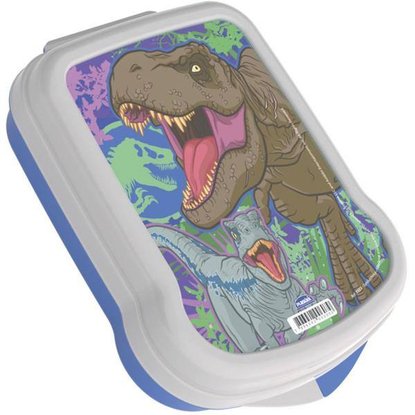 Porta lanche Jurassic World, BPA Free, 4718, Plasutil - PT 1 UN